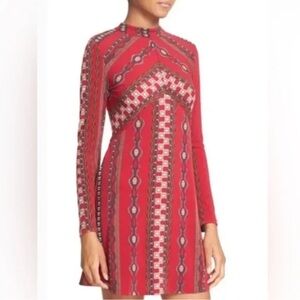 Free People Stella knit dress Red size XS